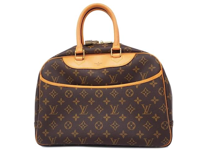 Bolsa Deauville Monogram Louis Vuitton Marrom  ref.1544359