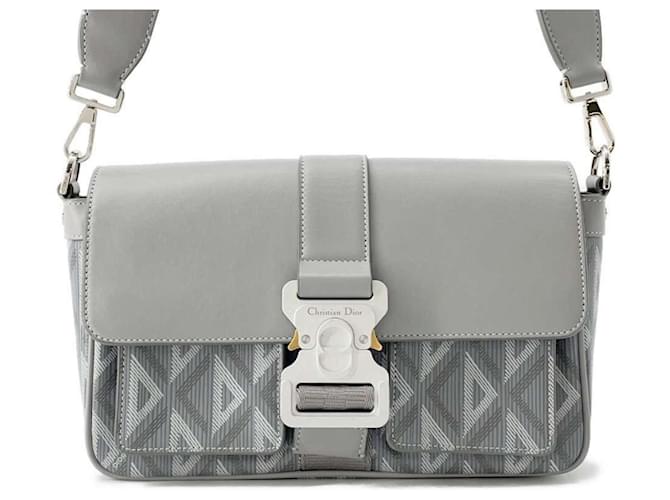 Christian Dior Shoulder Bag CD Diamond Hit the Road Brown