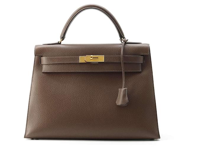 Hermès Sac à main Hermes Kelly 32 Cuir  ref.1544613