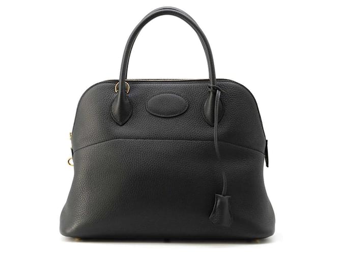 Hermès Sac à main Hermes Bolide 31 en Taurillon Clemence noir Cuir  ref.1544670