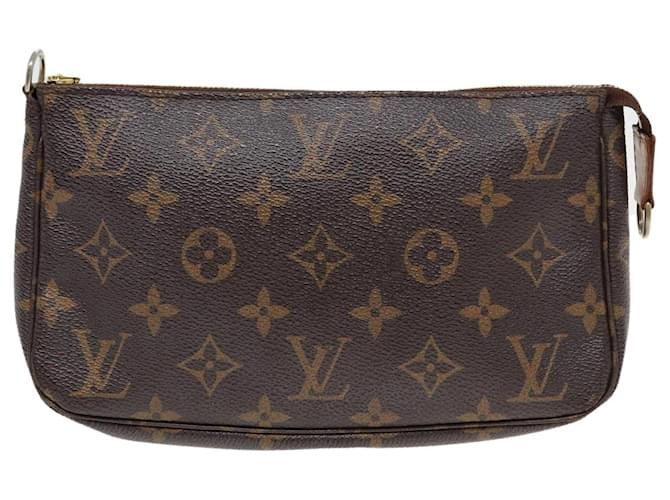 Pochette accesorios Louis Vuitton Castaño Lienzo  ref.1544711