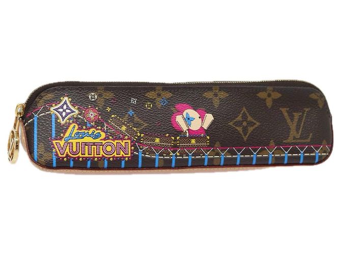 LOUIS VUITTON Monogram Vivienne Trousse Elizabeth Pen Case GI0539 LV Auth 84129