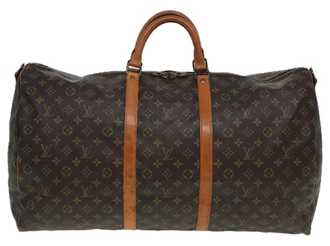 Louis Vuitton Keepall 60 Brown Cloth  ref.1544959