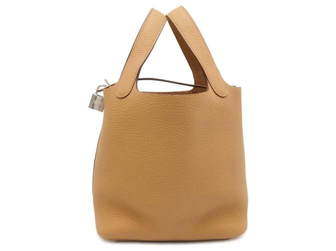 Hermès Sac à main Hermes Picotin Lock PM Cuir  ref.1544987