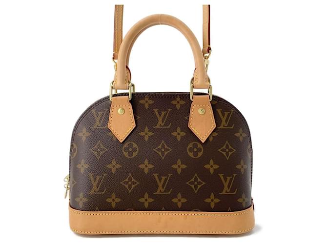 Louis Vuitton Monogram Alma BB Handbag Brown Patent leather  ref.1545092