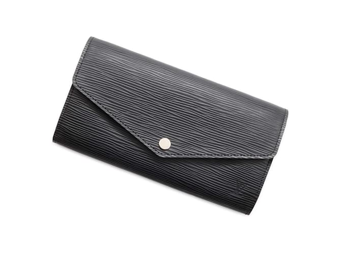 Sarah Louis Vuitton Epi Leather Long Wallet Black  ref.1545118