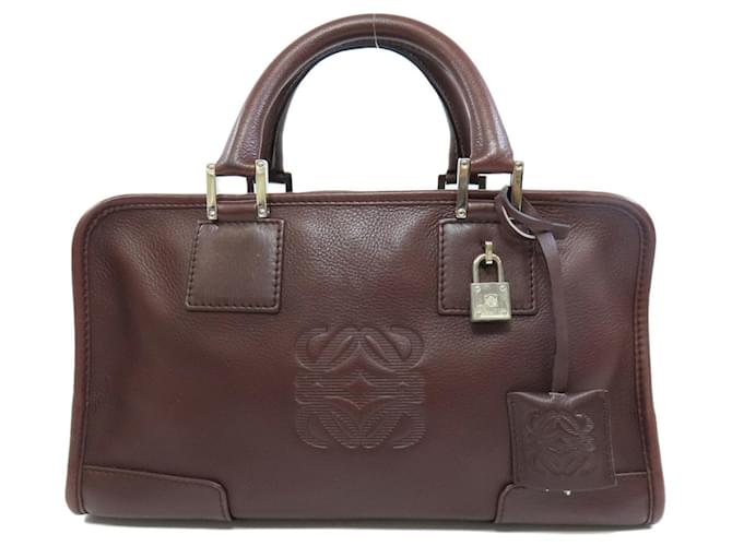 Loewe Amazona Handbag Brown Leather  ref.1545131