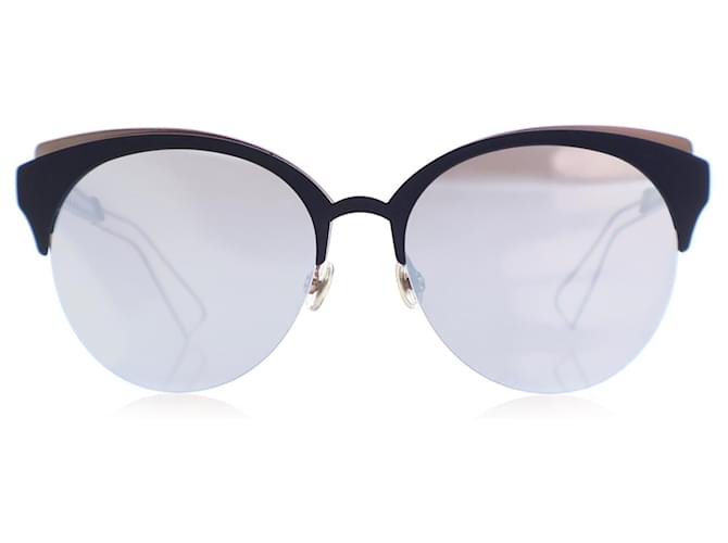 Blaue Dior Diorama Club Sonnenbrille mit Spiegel  ref.1545248