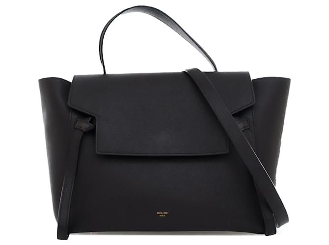 Celine Sac a main Celine Mini Belt noir Cuir ref.1545265 Joli Closet