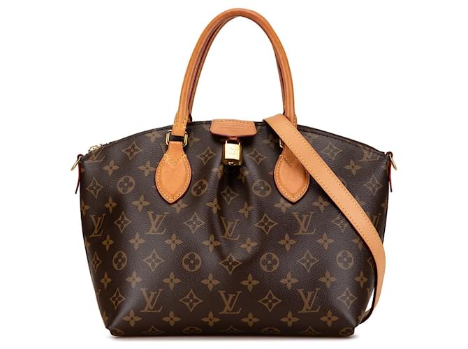 Brown Louis Vuitton Monogram Boetie PM Satchel Leather  ref.1545321