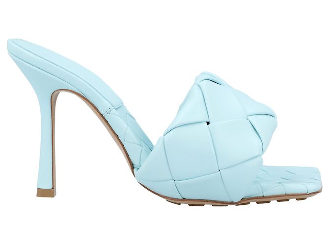 Mule Lido blu di Bottega Veneta