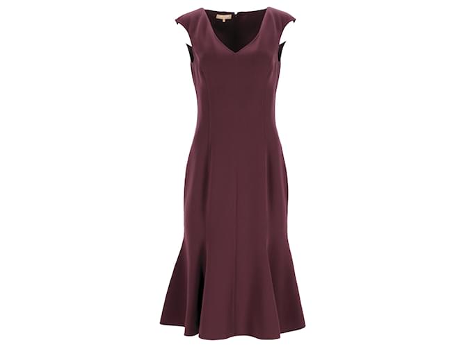 Calvin klein trumpet midi dress best sale