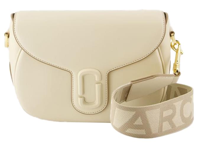 Saddle Large Crossbody - Marc Jacobs - Leather - White Pony-style calfskin  ref.1545598