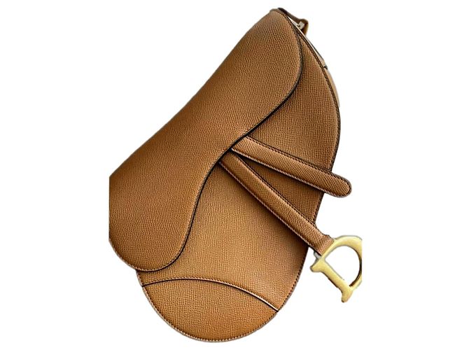Dior Saddle Bag Cognac Leather