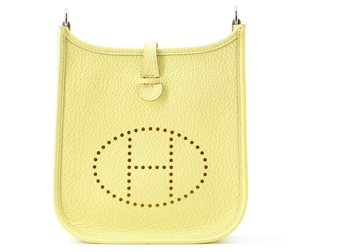 Hermès Sac à épaule Limoncello Hermes Evelyn TPM Amazon Cuir  ref.1546476