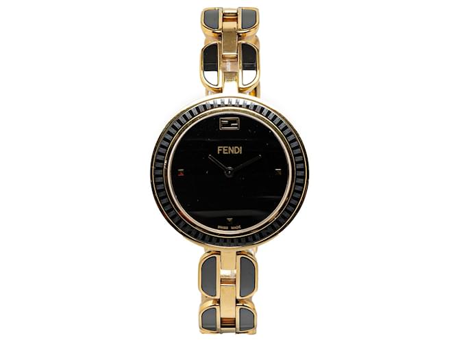Fendi My Way Damenuhr aus goldfarbenem Edelstahl mit Quarzwerk 