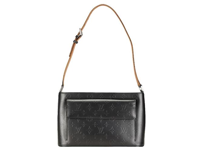 Bolsa Alston em monograma matte Louis Vuitton Preto Couro  ref.1546647