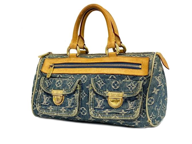 Bolsa Louis Vuitton Monogram Denim Neo Speedy Azul  ref.1546814