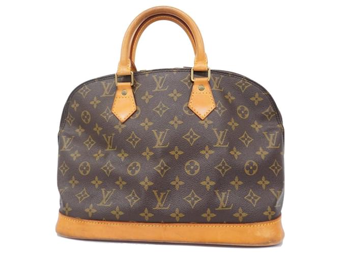 Bolsa Alma Monograma Louis Vuitton Marrom  ref.1546815