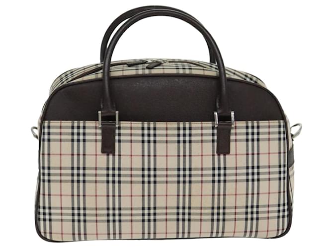 Burberry Nova Check Bege Lona  ref.1547036