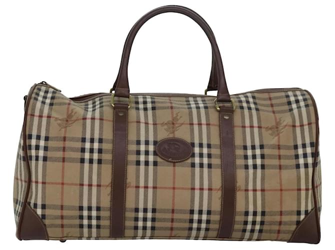 Burberry Nova Check Bege Lona  ref.1547251