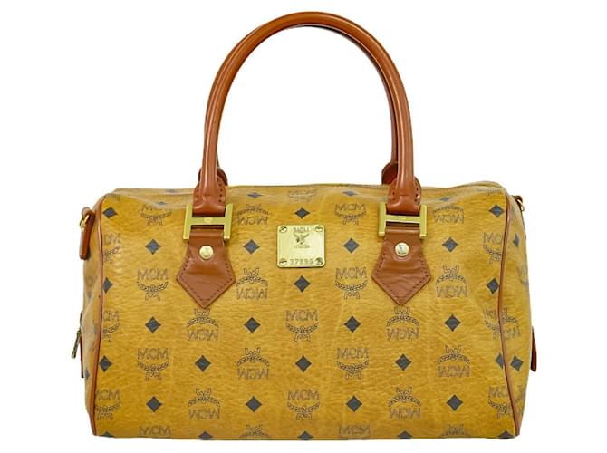 MCM Visetos Castaño Lienzo  ref.1547270