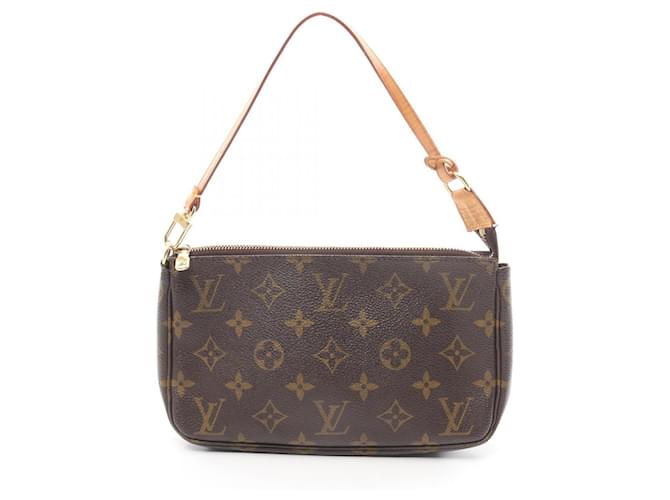 Louis Vuitton Pochette Accessoire Brown Cloth  ref.1547324