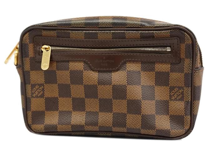 Louis Vuitton Clutch Bag Damier Pochette Biem Macao N61739 Damier ebene  ref.1547342