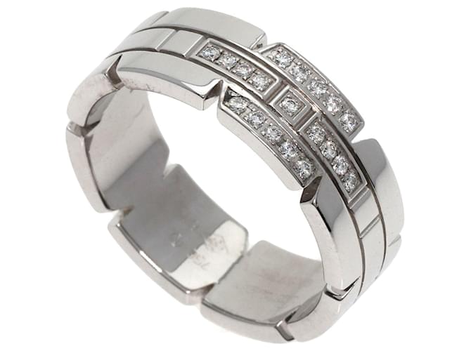 Anillo de diamantes Cartier Tank Francés Oro blanco  ref.1547370