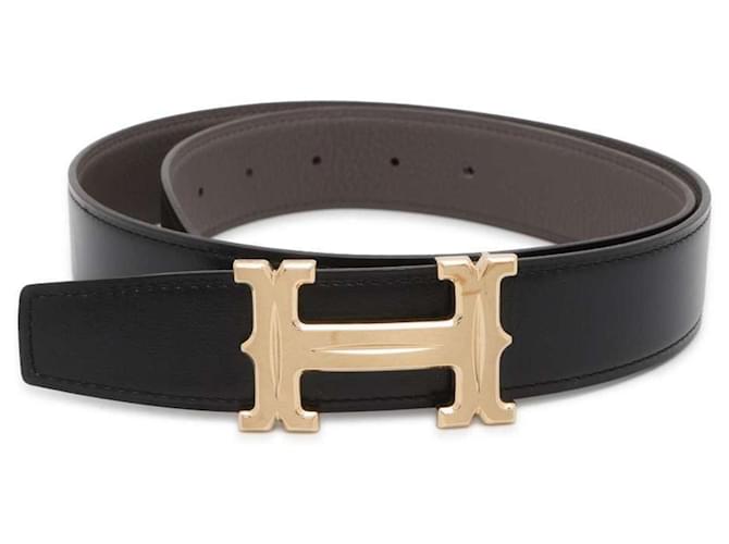 Ceinture H réversible Constance d'Hermès Noir  ref.1547376