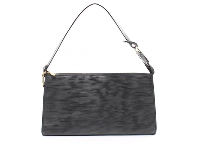 Louis Vuitton Pochette Accessoire Black Leather  ref.1547500