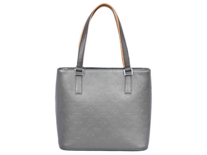 Louis Vuitton Stockton Castaño Charol  ref.1547511