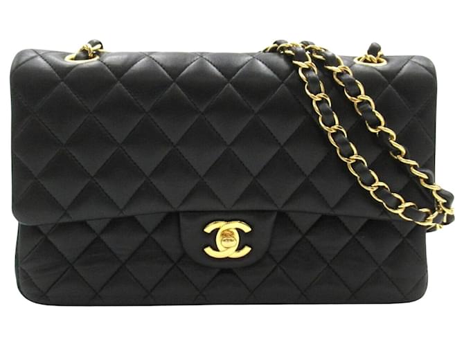 Classique Chanel Intemporel Cuir Noir  ref.1547526