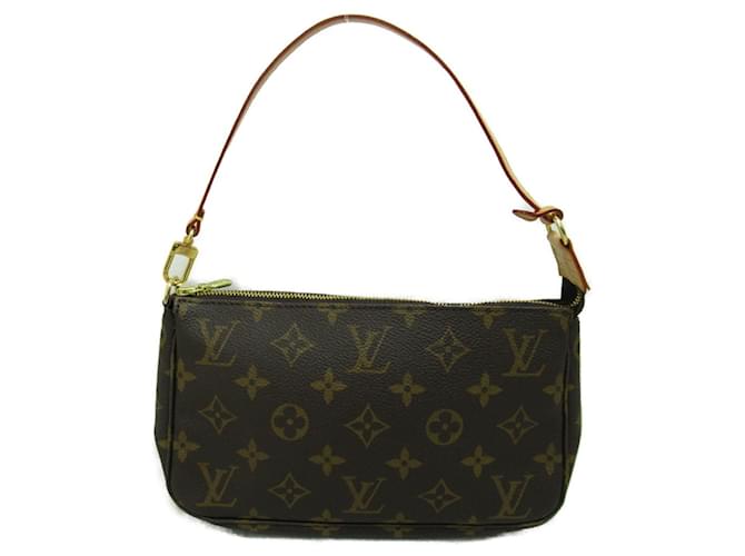 Louis Vuitton Pochette Accessoire Brown Cloth  ref.1547535