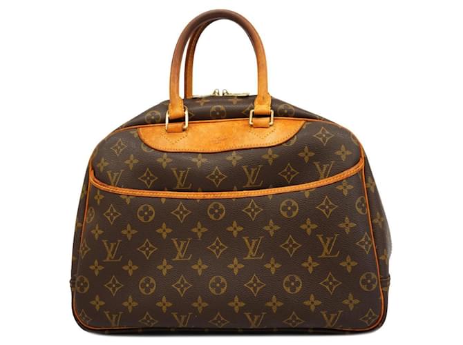 Bolso Deauville Monogram Louis Vuitton Castaño  ref.1547583