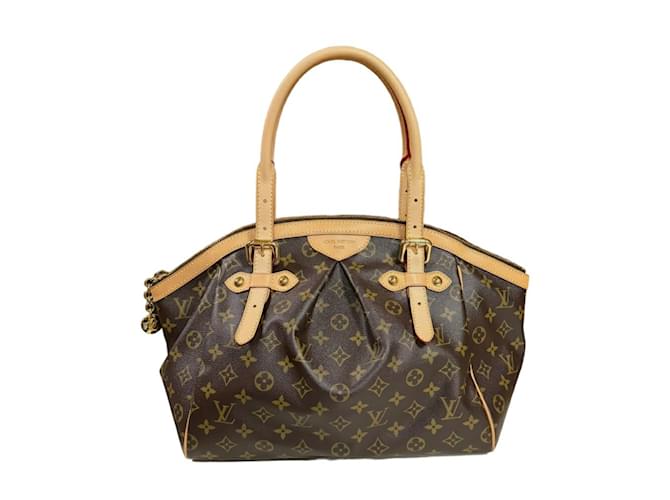 Borsa a Spalla Monogram Tivoli GM di Louis Vuitton Marrone Monogramma Pelle verniciata  ref.1547687