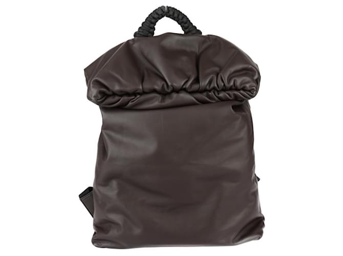 Bottega Veneta Dark Brown Leather Backpack  ref.1547696