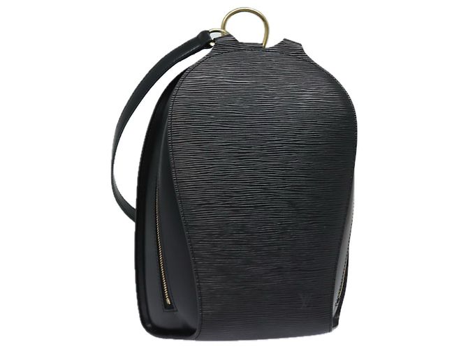LOUIS VUITTON Epi Mabillon Backpack Black M52232 LV Auth 84182