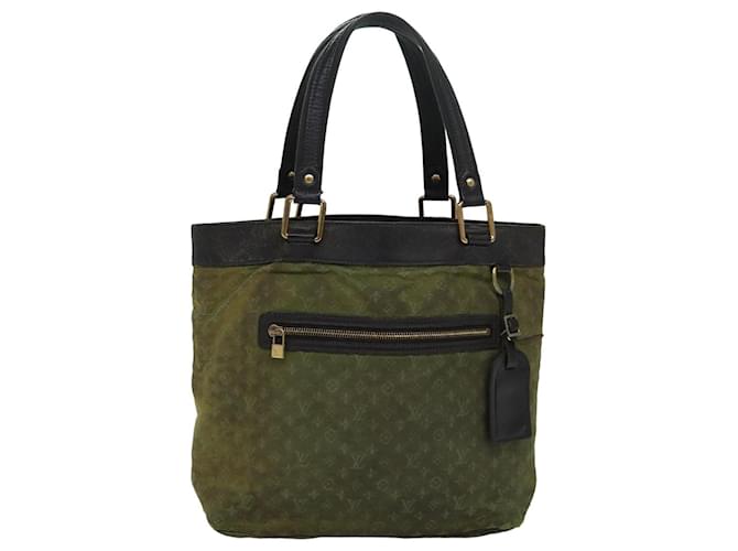 LOUIS VUITTON Monogram Mini Lucille GM Sac Tote TST Khaki M92681 LV Auth 83563 Kaki  ref.1547871