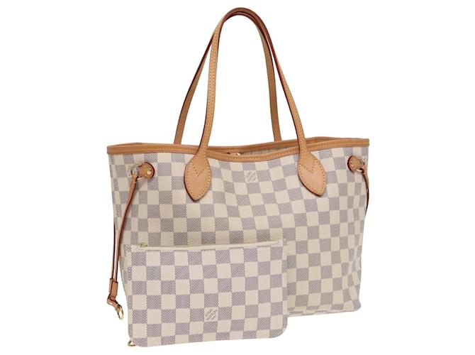 LOUIS VUITTON Damier Azur Neverfull PM Tote Bag N41362 LV Auth hk1426A  ref.1547897