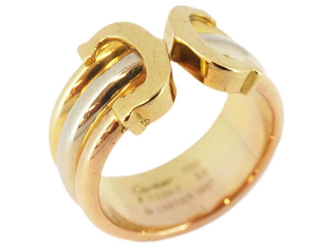 Bague Trinity de Cartier Or blanc Or jaune Or rose  ref.1548011