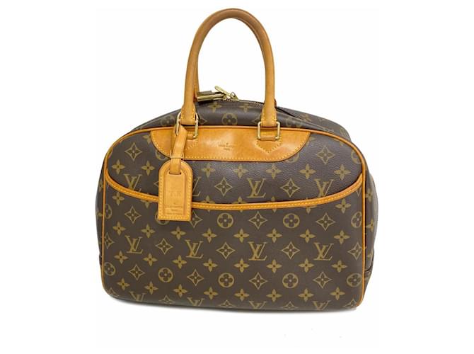 Bolsa Deauville Monogram Louis Vuitton Marrom  ref.1548051