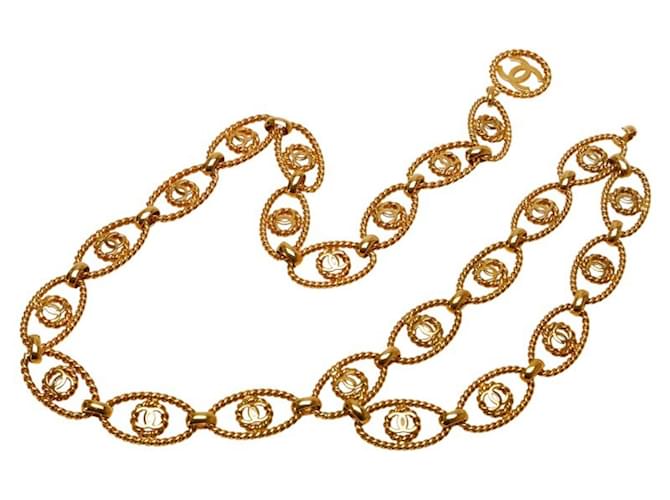 Chanel Coco Mark Chain Belt Golden  ref.1548158