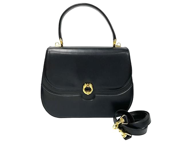 Autre Marque Gucci Leather Top Handle Bag Leather Handbag ref