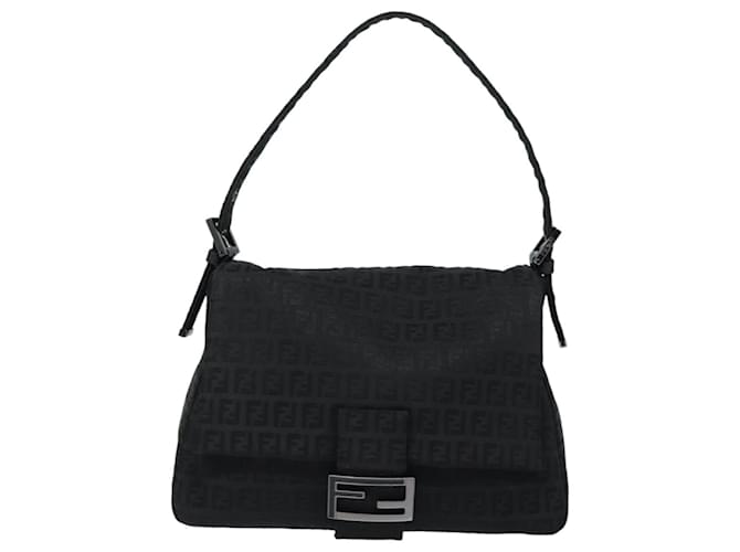 Fendi Mamma Baguette Black Cloth  ref.1548804