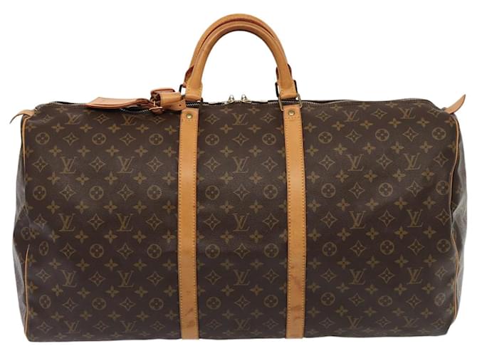 Louis Vuitton Keepall 60 Brown Cloth  ref.1548828