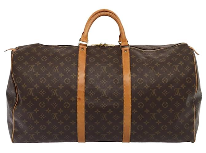 Louis Vuitton Keepall 60 Brown Cloth  ref.1548869