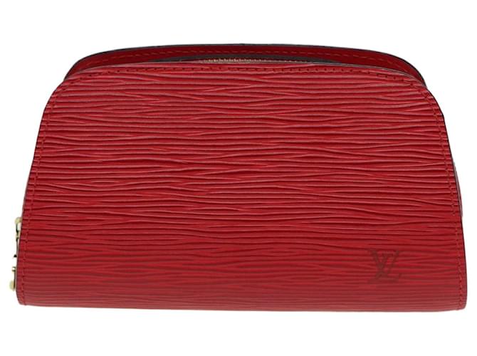 Louis Vuitton Dauphine Dark red Leather  ref.1548941