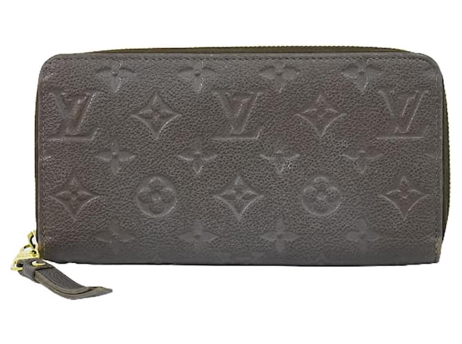 Louis Vuitton Zippy wallet Cuir Marron  ref.1548978