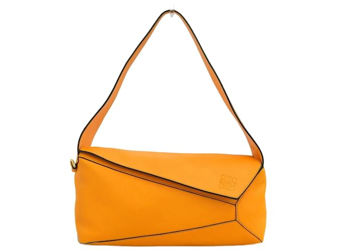 Loewe Puzzle Laranja Couro  ref.1549007